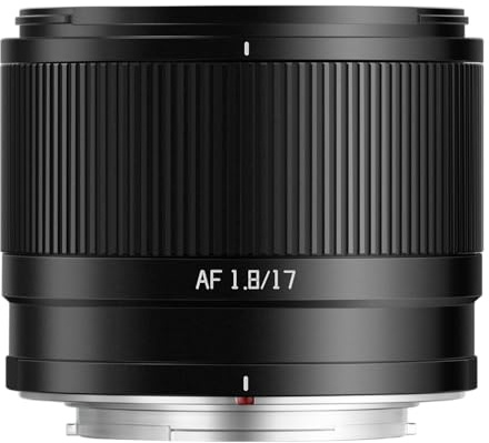TTARTISAN AF 17mm F1.8 APS-C Objetivo para Fujifilm, objetivo gran angular con enfoque automático STM, ultra ligero, rápido y silencioso, compatible con cámaras Fuji X-Mount