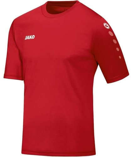 JAKO Unisex Kinder Team Ka Trikot, Sportrot, 140 EU