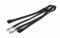 AMKA Ausbinder aus Leder mit Karabiner, verstellbar, Gr. VB-WB schwarz
