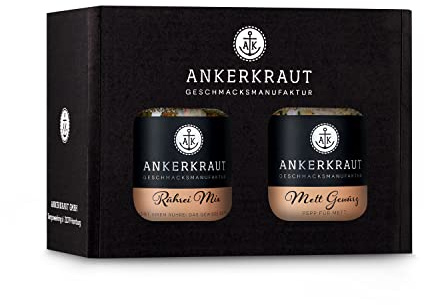 Ankerkraut Box Frühstücksleckerei, mit Rührei und Mett Gewürz im Korkenglas