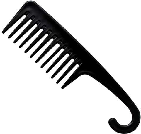 Pettine a Denti Larghi, Pettine a Denti Grandi da Doccia, Pettine per Capelli a Denti Larghi, Pettine per lo Styling, per Districare i Capelli Bagnati o Ricci