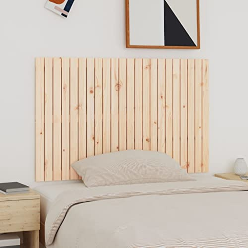 WHOPBXGAD Testiere Letto Distanziatore Parete Camera da letto Testiere Letto Cuscini SchienaliTestiera da Parete 140x3x90 cm in Legno Massello di PinoAdatto per camere da letto