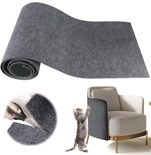 Rascador para Gatos Sofa,40 x 200 cm Alfombra Rascador para Gatos,Cat Scratcher Recortable, DIY Sofa Gatos arañazo, Estos rascadores de Gatos Son Ideales para Mantener Tus Muebles protegidos