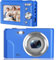 FamBrow Digital Camera - FHD 1080P, 36MP Compact Camera with 16X Digital Zoom, Perfect for Kids, Teens & Beginners - Pearl Blue