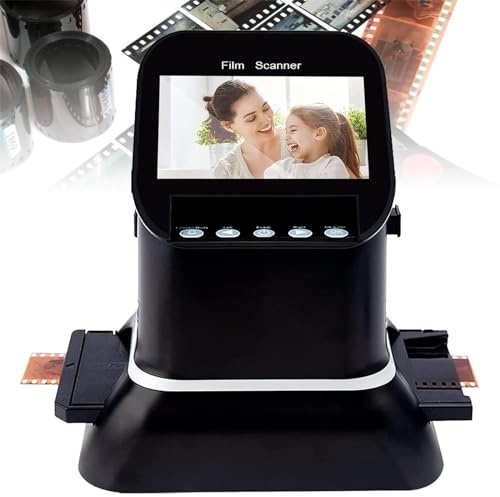 HEAXIY 22 Million Pixels Film Slide Scanner, High Resolution Digital Film Converter, Convert 35mm, 135, 126, 127 Negative & Slides to Digital JPEG