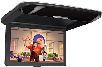 XTRONS Reproductor de Techo de Coche de 10.2 Pulgadas, Pantalla IPS de 1280 x 720 Pulgadas, Soporte de TV para Coche, HDMI, USB, Entrada AV (sin Unidad de DVD)