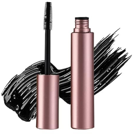 Wimperntusche (10 ml), wasserfest, schützt und stärkt die Wimpern, Rosa, Farbe: Schwarz