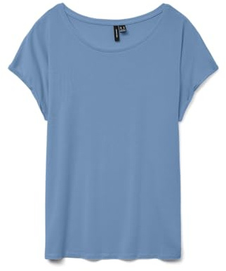 VERO MODA Damen Vmava Plain Ss Top Ga JRS Noos, Allure, X-Large
