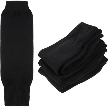 3 Paare Fußball Stutzen, Fußball Schienbeinschutz Socken, Unisex Tube Stutzen, Schwarz Stutzen-Kinder-Fußball Für Fussball, Basketball, Laufen Radfahren, Marathon, Training