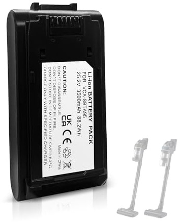 Akku für Samsung Jet Bespoke,Jet 85,Jet 95 Samsung kabellosen Staubsauger, Ersatz für Akku-Modell VCA-SBTA95, VCA-SBTA95/VT. Kompatibel mit VS20C95E4TB/WD,VS20C95D4TK/WD,VS20C95D2TK/WD,etc