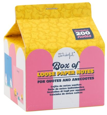 Mr. Wonderful - Boîte de notes individuelles pour t’organiser de manière exceptionnelle