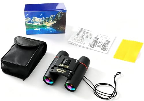 Binoculars for Adults, Compact Small Pocket Mini Travel Binocular for Bird Watching Concert Theater Opera High Powered Electronic Cruise Ship Essentials Norwegian Alaska Must Haves Hiking Camping Gear