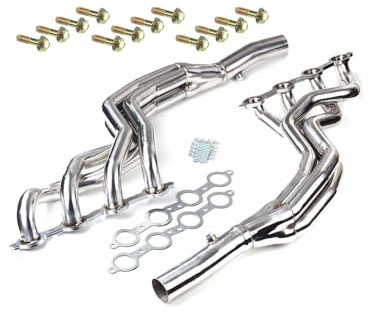 VIPIH Nouveau collecteur d'échappement en Acier Inoxydable pour Chevrolet Camaro SS 6.2L V8 (2010-2013, Excl. Certains)
