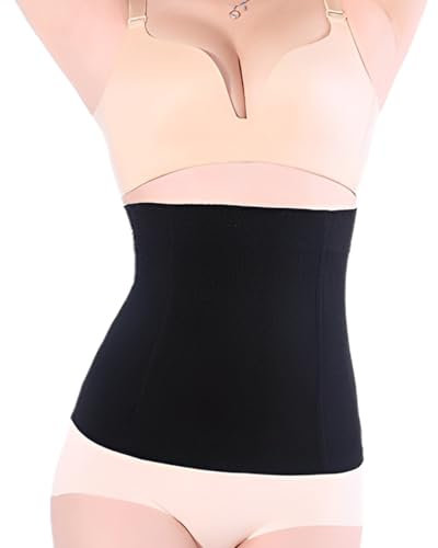 KEWUF 1 pcs Bauchgurt Nach Geburt, Kaiserschnitt Bauchgurt, Bauchgurt nach Kaiserschnitt, Bauchband Nach Geburt, für Damen Rückbildungsgürtel Nach Geburt - Einteilig - Schwarz