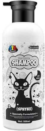 Shampooing anti-huile pour chaton (500 ml) pour chats Sphinx Shampooing apaisant pour chats Sphinx Outils de toilettage