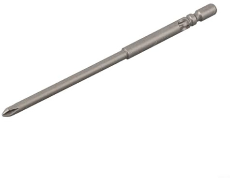 PH00 PH0 PH1 PH2 elektrisk korsskruvmejsel designad för 4 mm runt skaft montering för 800 elektriska skruvmejselenheter (4 x 80 x 3,0 PH1)