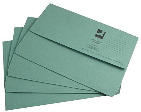 Dokumentenmappen, A4/Kanzleipapier, 50 Stück, Grn, Ordner und Schreibwaren