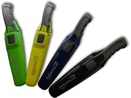 Saekodive 25,5 cm Taucher-Messer Tauchmesser (Gelb)