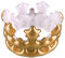 KOMUNJ Corona gonfiabile, corona di compleanno gonfiabile, accessorio per costume Carnevale, idea regalo dorata, per bambini di compleanno, oro