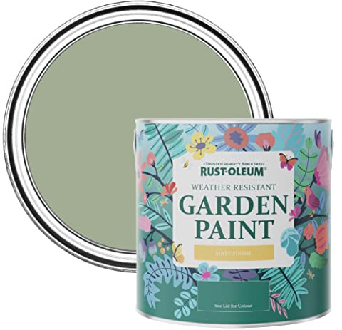 Rust-Oleum Green Mould-Resistant Garden Paint In Matt Finish - Bramwell 2.5L