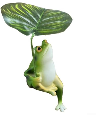 Grenouille décorative élégante en résine résistante, embellit n'importe quel espace extérieur ou intérieur avec son charme