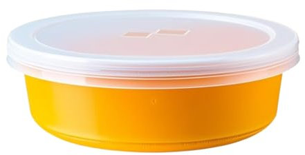 SIROCO CREPBOX - Scatola di conservazione rotonda 31 cm per pancake, tortillas e pizza con coperchio, colore casuale