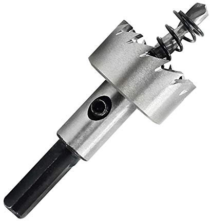 TF HSS - Juego de brocas para sierra de corona de acero inoxidable de alta velocidad para acero, metal, aluminio, plástico, madera