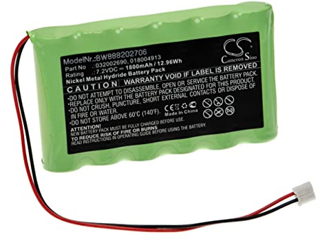 vhbw Batterie Compatible avec Compex Fitness, Fitness Tens, Medi, Medicompex, Micro, Micro+ Appareil médical (1800mAh, 7,2V, NiMH)