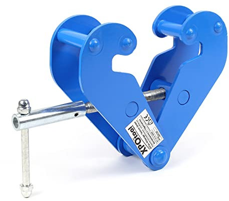 XPOtool Pince à poutre 2T Levage de charges Largeur de bride 75-230mm Poutres en H Serrage Fixation