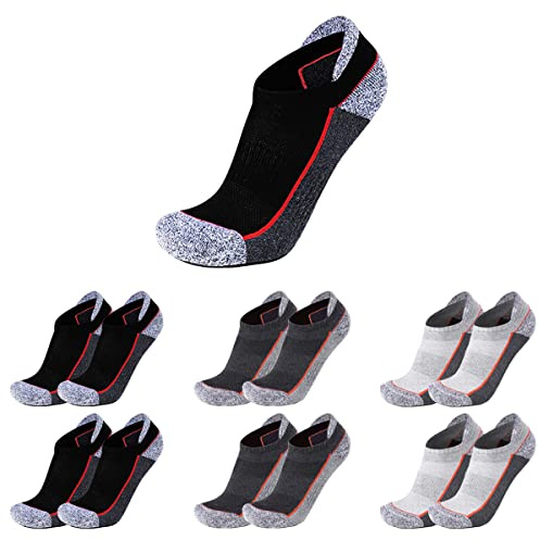 ISI WORK CAPOLAVORO Chaussettes Femme et Homme de Travail, Protège-Bas & Socquettes Femme et Homme, Chaussettes Courtes Mixte - Lot de 6 (JOB 03, 35-38)