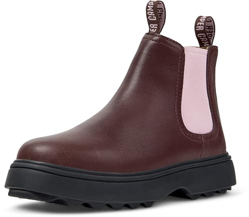 Camper Norte K900149 Chelsea Botín, color burdeos 026, talla 38 EU, Borgoña 026, 38 EU