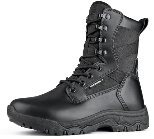 FREE SOLDIER Botas tácticas de las mujeres 8 pulgadas Botas ligeras del combate Botas militares durables del trabajo al aire libre Botas del desierto para las mujeres