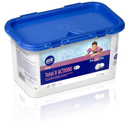 Gre 76060NB - Trattamento 8 Azioni, Zero Borico, Pastiglie da 250gr - 1kg