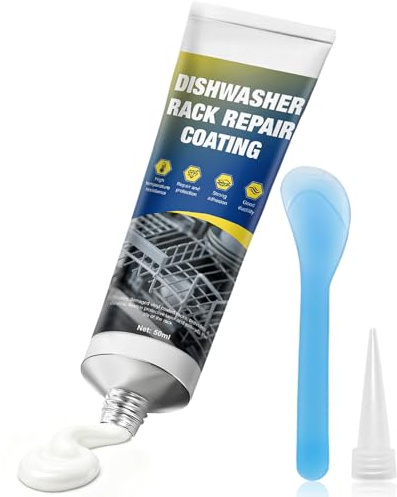 AllisWay Pintura Oxido Lavavajillas, Pintura Antioxido Metal Pintura Antioxido Mantenimiento de Rejillas Pintura para Metal per Cesta Lavavajillas Universa, 50ml