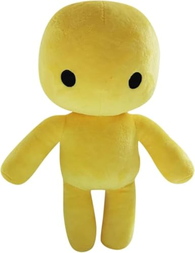 YIttings Wobbly Life Plush, Game Character Yellow Man and Octopus Stuffed Figure Throw Pillows for Home Decor for Game Fans (Yellow)