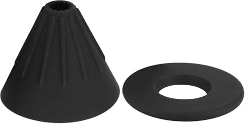Kaffeetropfer, wiederverwendbarer Kaffeefilter aus Silikonharz Klappbarer Kegelfilter f¨¹r Campingreisen zu Hause(schwarz)