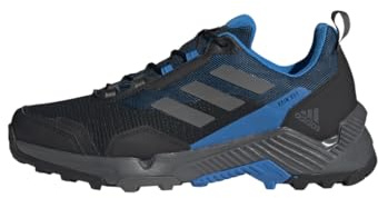 adidas Men's Eastrail 2.0 RAIN.RDY Hiking Shoes, Core Black / Grey Five / Blue Rush, 9 UK