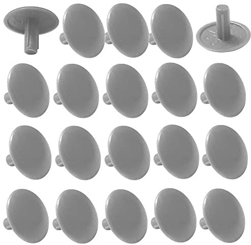 cyclingcolors 20x tappo coprivite cappuccio grigio 2,2x12x5mm plastica viti copertura coperchi tappi croce PZ