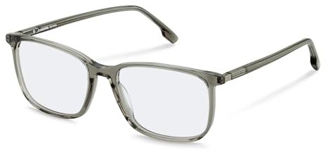 Rodenstock Quadratisch Azetat Brillen in Olive, Dark Grey für Herren, Brille mit Sehstärke, optional mit Sonnenbrillen tönung oder Blaulichtfilter (Modell R5360)