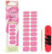 Mylee Gel Nail Wraps [Peony] – 10 Pre-Cured Gel Stickers for Instant Mani – No Lamp Needed, Chip-Resistant, Glossy Finish, Lasts Up to 14 Days – Easy to Apply, Vegan & Cruelty-Free