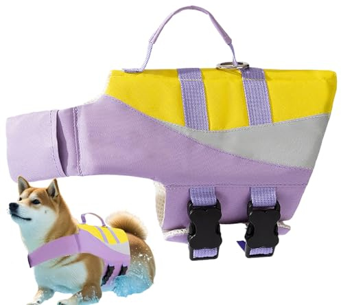Chaleco salvavidas para perros para nadar | Asegure Bañadores Con Flotabilidad | Chaqueta Flotante Impermeable Para Actividades De Agua Exterior Cachorro
