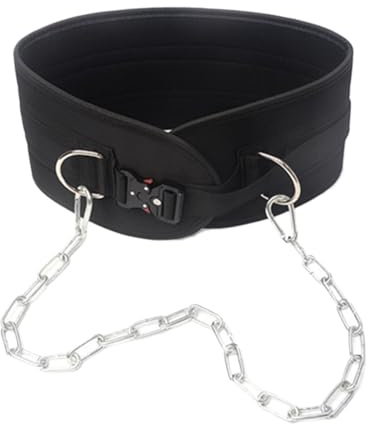 Weqizuerqi Cinturón de peso para dominadas, cinturón de levantamiento de pesas para gimnasio, entrenamiento de fuerza, doble anillo en D, accesorio de entrenamiento para mujeres y hombres