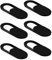 OcioDual 6 Tapas Tapaderas Deslizantes Pegatinas Adhesivas Tapones Cubiertas Negras para Seguridad Privacidad Cámara Web Webcam