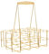 HOMSFOU Iron Beer Basket Beer Holding Basket for Wall Practical Storage Ktv Supply Bar Accessory Easy Transfer Handle