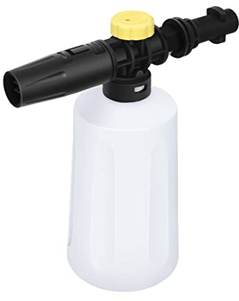 DrRobor Snow Foam Lance Alta Pressione per Kärcher K2 K3 K4 K5 K6 K7, 750ML Cannone Schiuma con Ugello Regolabile Accessorio per Idropulitrice