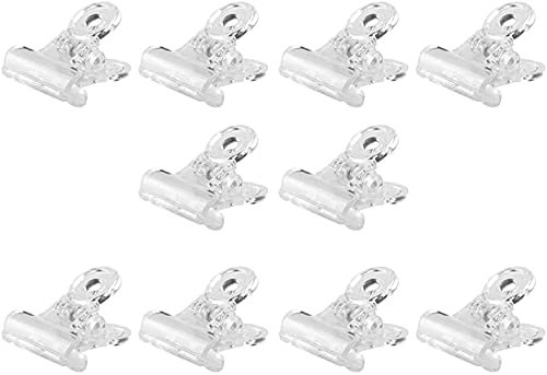 U-K Set di 10 pinzette per unghie curve C, pinze per unghie in acrilico, 4 colori a scelta