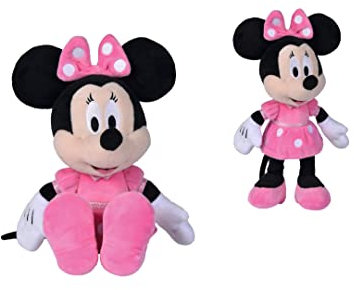 Disney - Minnie Mouse Hot Pink Dress, 20cm, Plüsch, Rosa, ab 0 Monaten