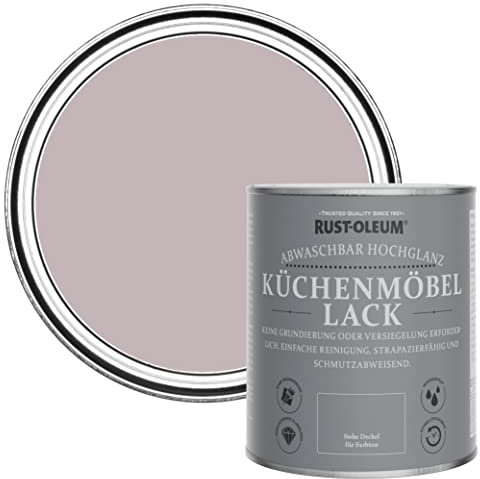Rust-Oleum Purple Kitchen Cupboard Paint in Gloss Finish - Lilac Wine 750ml