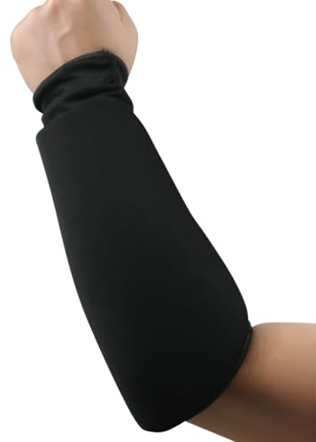 Cloth Forearm Guard Taekwondo, Martial Arts, MMA Forearm Protective Gear Protector for Sparring (Black/White; Child Small to Adult XL) (Black, M)