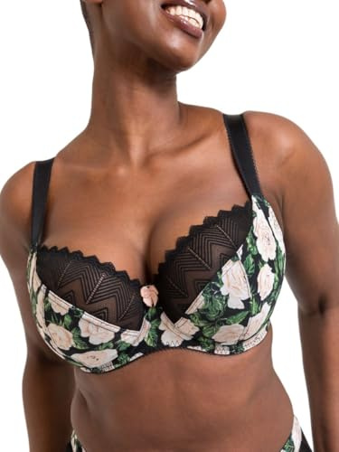 Curvy Kate Balcony Balconette Bra Wild One Underwired Womens Ladies Underwear Lingerie Floral Print Size 34H